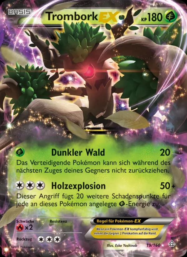 Trombork EX card in German