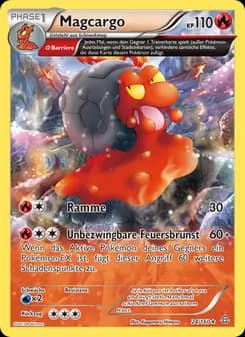 Magcargo card in German