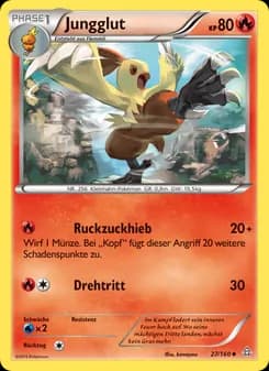 Jungglut card in German