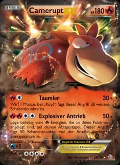 Camerupt EX card in German