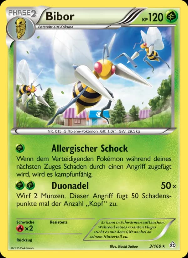 Bibor card in German