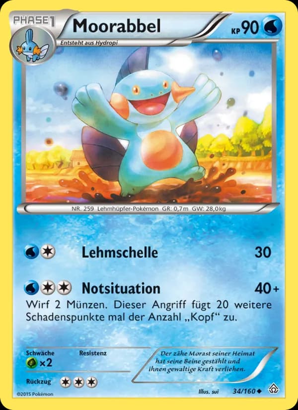 Moorabbel card in German