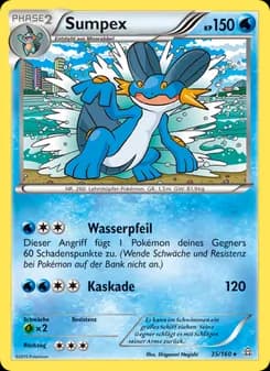 Sumpex card in German