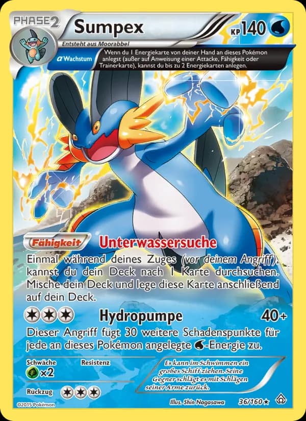 Sumpex card in German