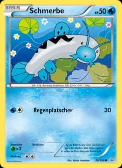 Schmerbe card in German
