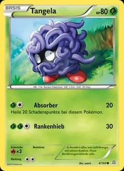 Tangela card in German