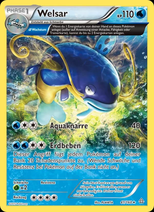 Welsar card in German
