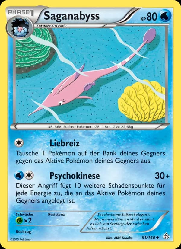 Saganabyss card in German