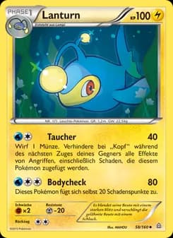 Lanturn card in German