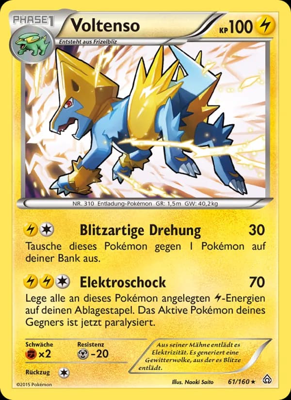 Voltenso card in German
