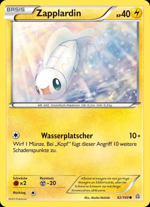 Zapplardin card in German