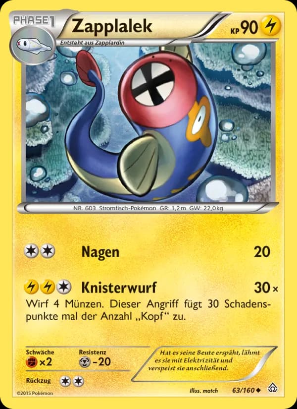 Zapplalek card in German