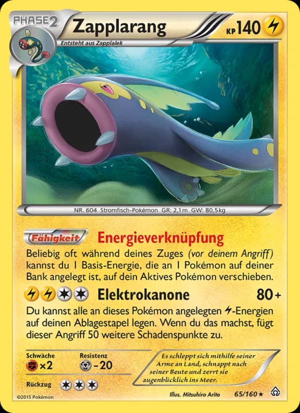 Zapplarang card in German