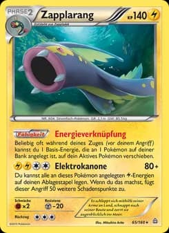 Zapplarang card in German