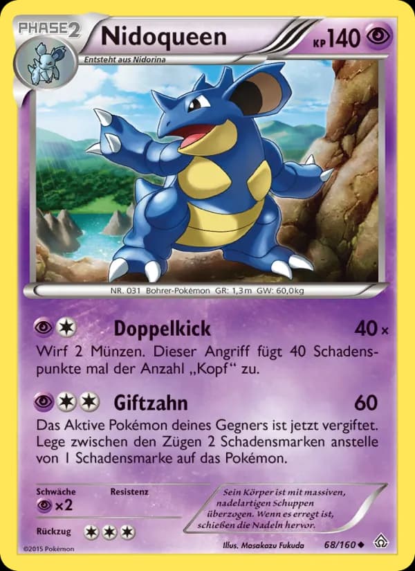 Nidoqueen card in German