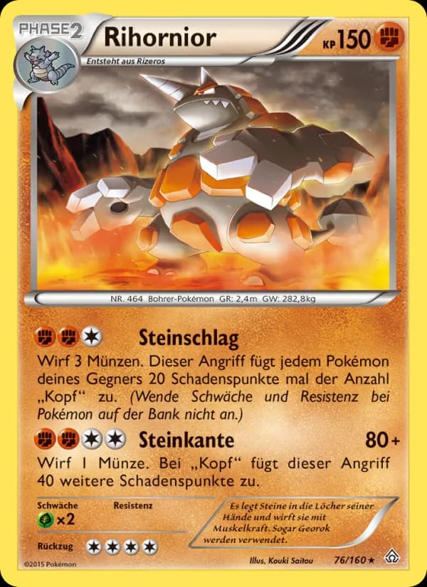 Rihornior card in German