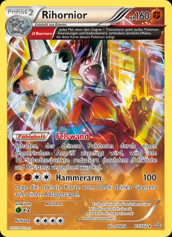 Rihornior card in German