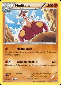 Meditalis card in German