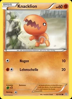 Knacklion card in German