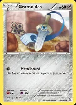 Gramokles card in German