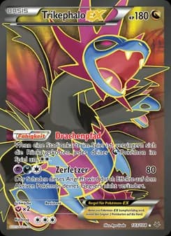 Trikephalo EX card in German