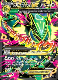 M-Rayquaza EX card in German