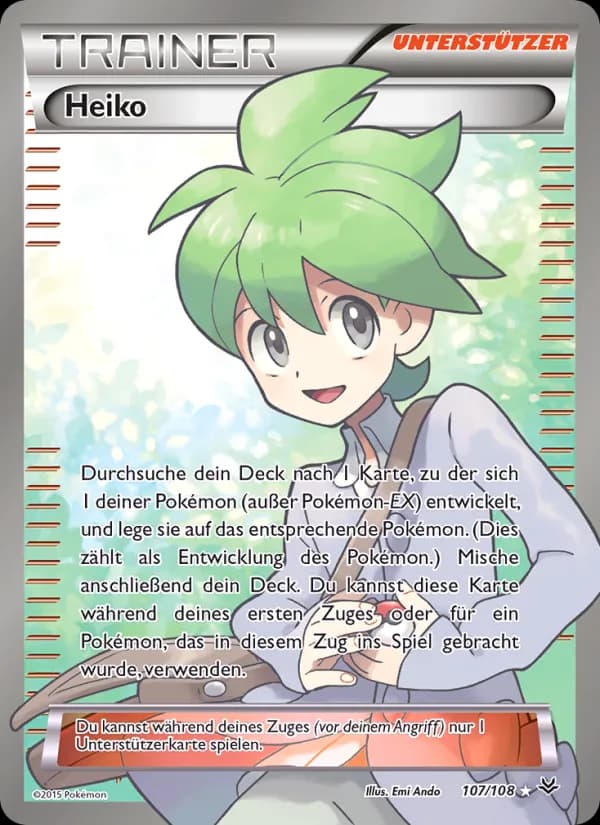 Heiko card in German