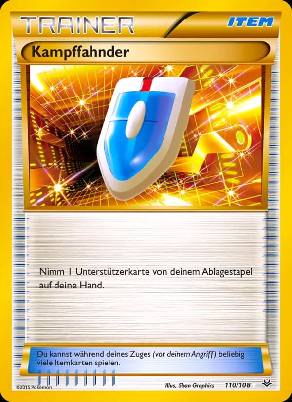 Kampffahnder card in German