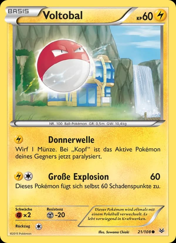 Voltobal card in German