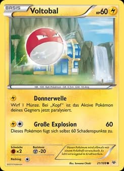 Voltobal card in German