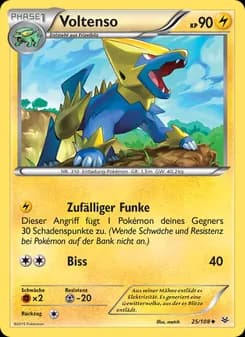 Voltenso card in German