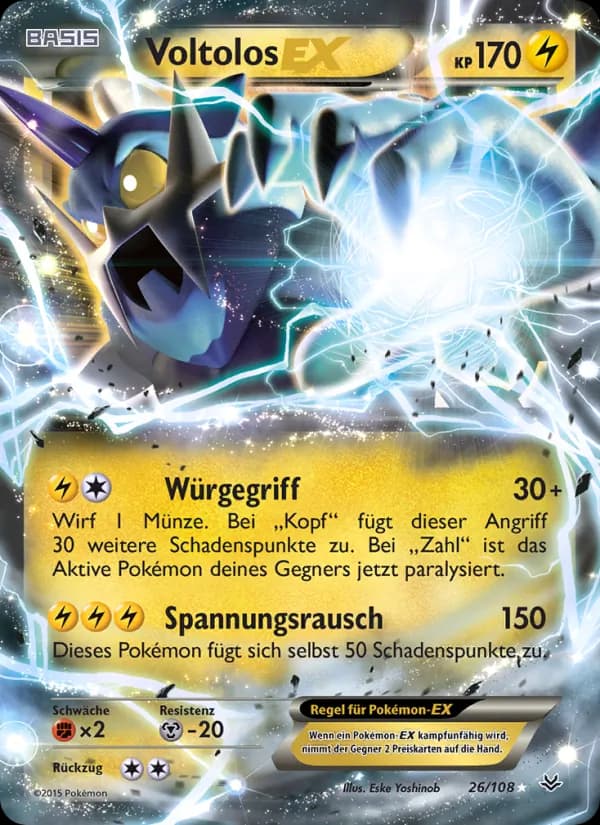 Voltolos EX card in German