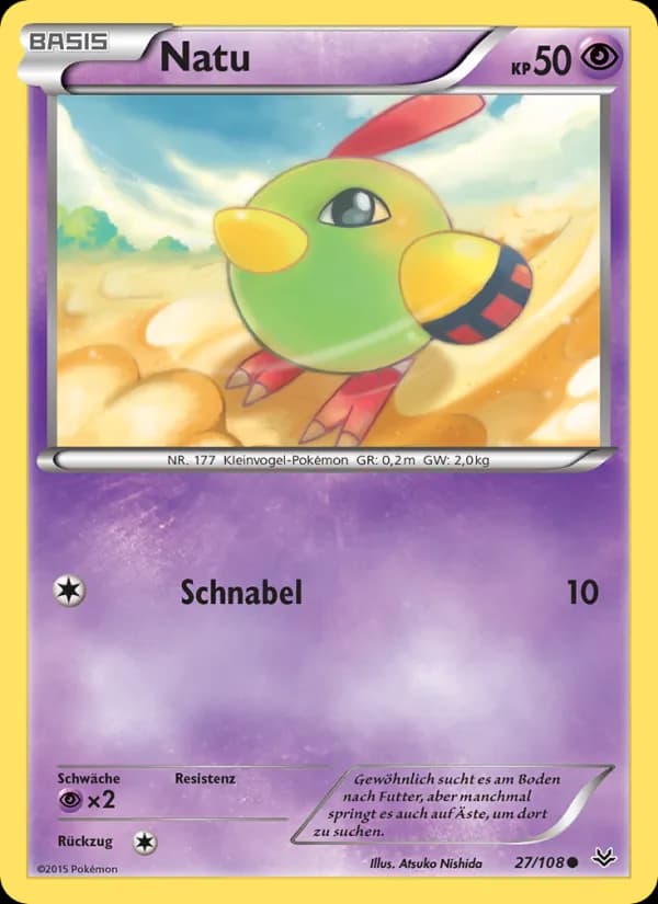 Natu card in German
