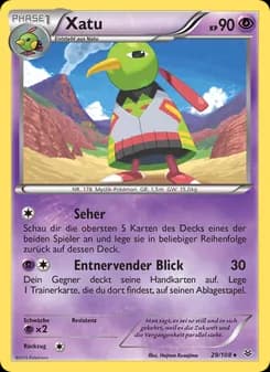 Xatu card in German