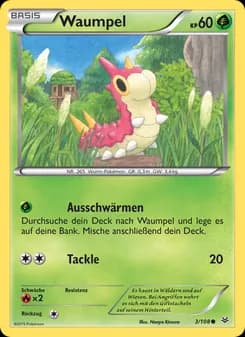 Waumpel card in German