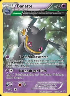 Banette card in German