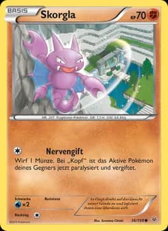 Skorgla card in German