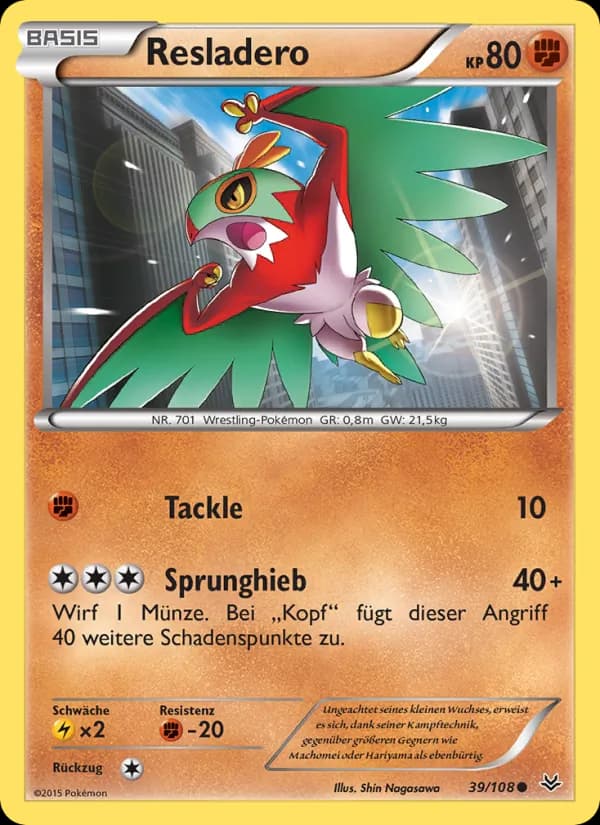 Resladero card in German