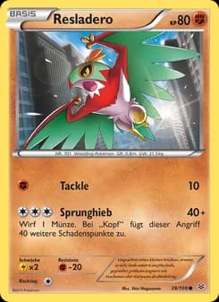 Resladero card in German