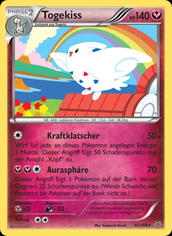 Togekiss card in German