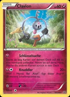 Clavion card in German