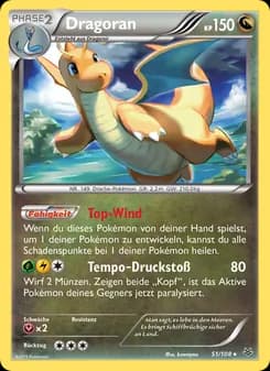 Dragoran card in German