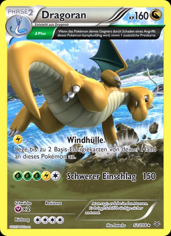 Dragoran card in German