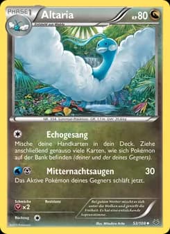 Altaria card in German