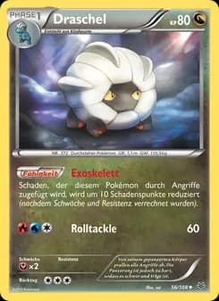 Draschel card in German