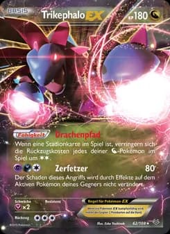 Trikephalo EX card in German