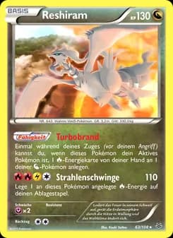 Reshiram card in German