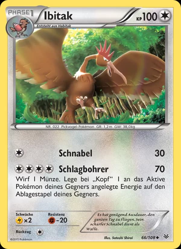 Ibitak card in German