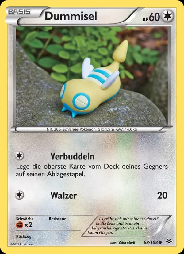 Dummisel card in German
