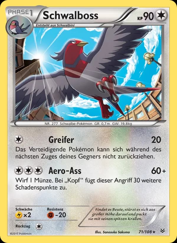 Schwalboss card in German